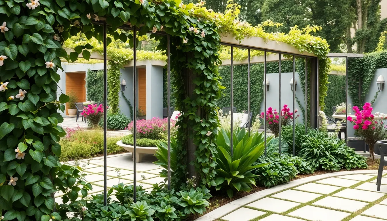 20 Stunning Garden Mirror Ideas to Transform Your Small Outdoor Space (2025) 12 20 Stunning Garden Mirror Ideas to Transform Your Small Outdoor Space (2025) 11