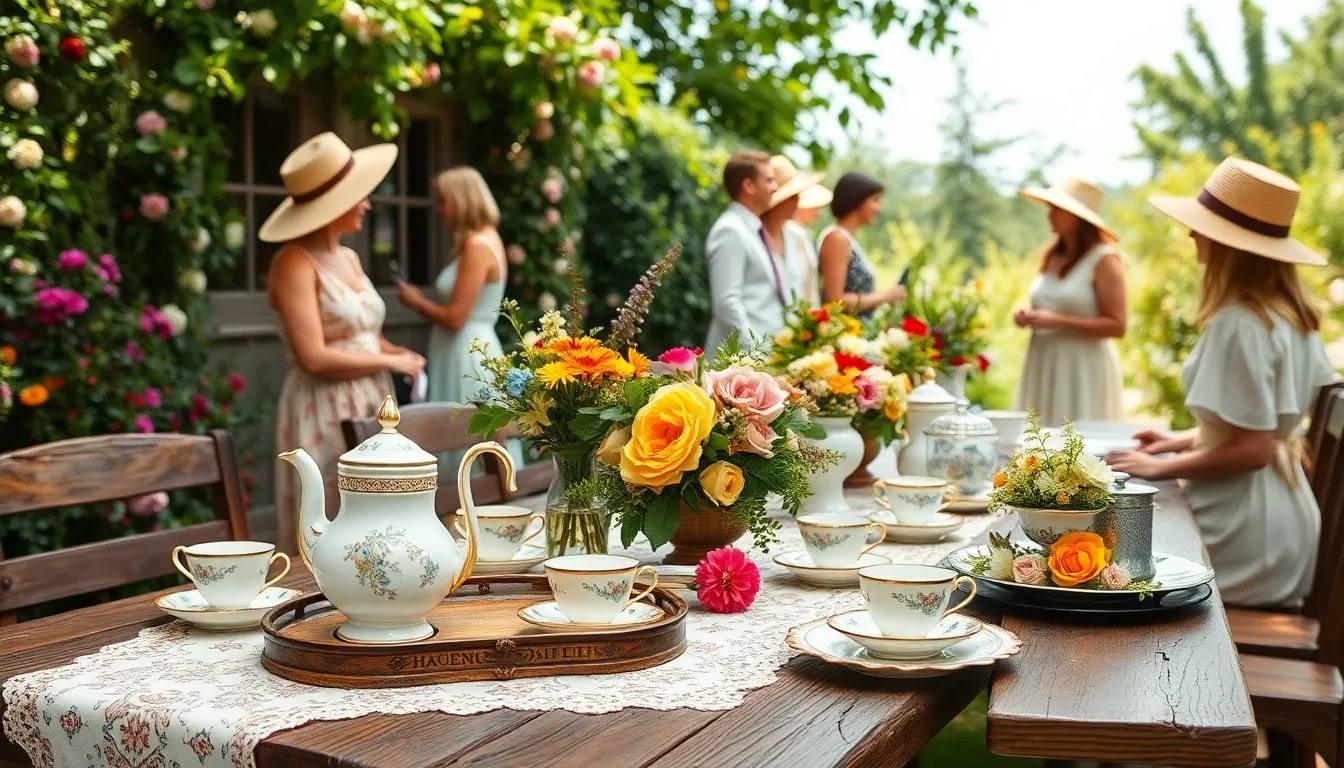 15 Magical Garden Tea Party Ideas to Transform Your Backyard Into Paradise 12 15 Magical Garden Tea Party Ideas to Transform Your Backyard Into Paradise 11