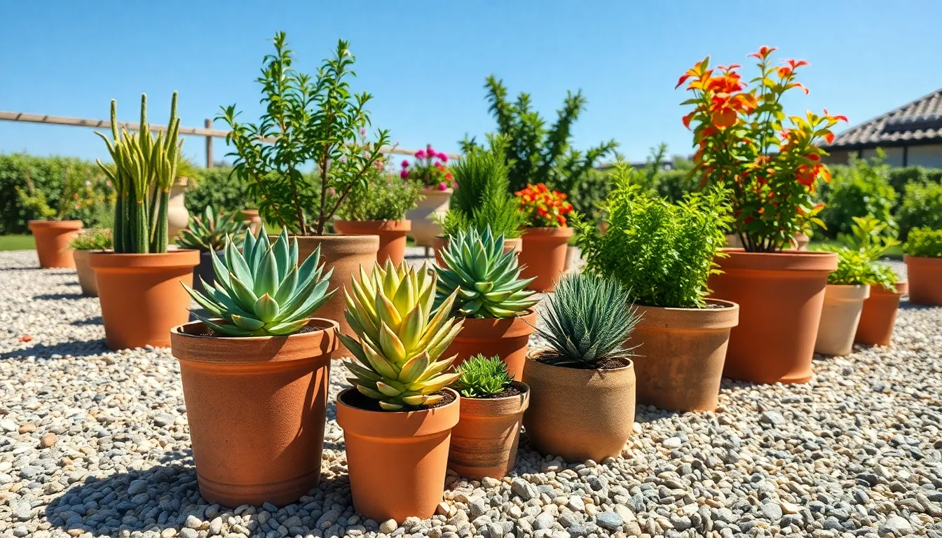 25 Creative Gravel Garden Ideas with Pots That Transform Any Outdoor Space 12 25 Creative Gravel Garden Ideas with Pots That Transform Any Outdoor Space 11