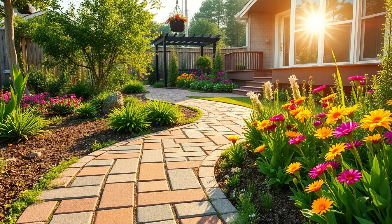 27 Creative Garden Path Ideas to Transform Your Outdoor Space (DIY & Budget-Friendly) 12 27 Creative Garden Path Ideas to Transform Your Outdoor Space (DIY & Budget-Friendly) 11