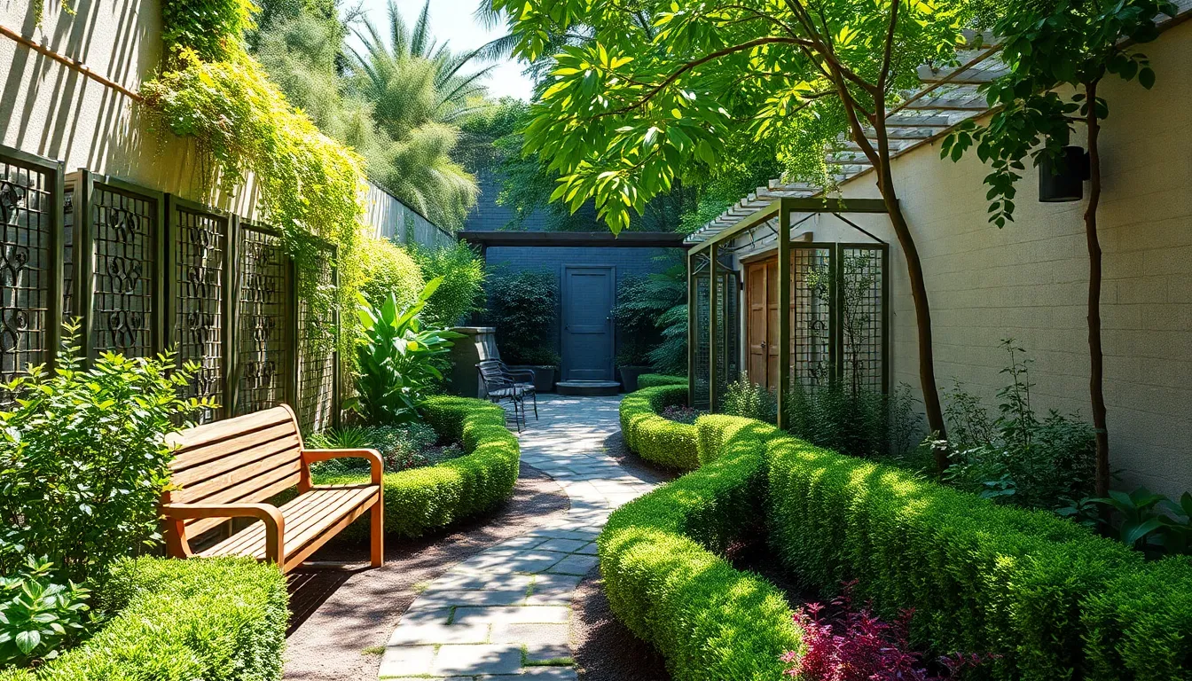 25 Brilliant Ideas for Narrow Garden Spaces That Maximize Every Square Inch 12 25 Brilliant Ideas for Narrow Garden Spaces That Maximize Every Square Inch 11