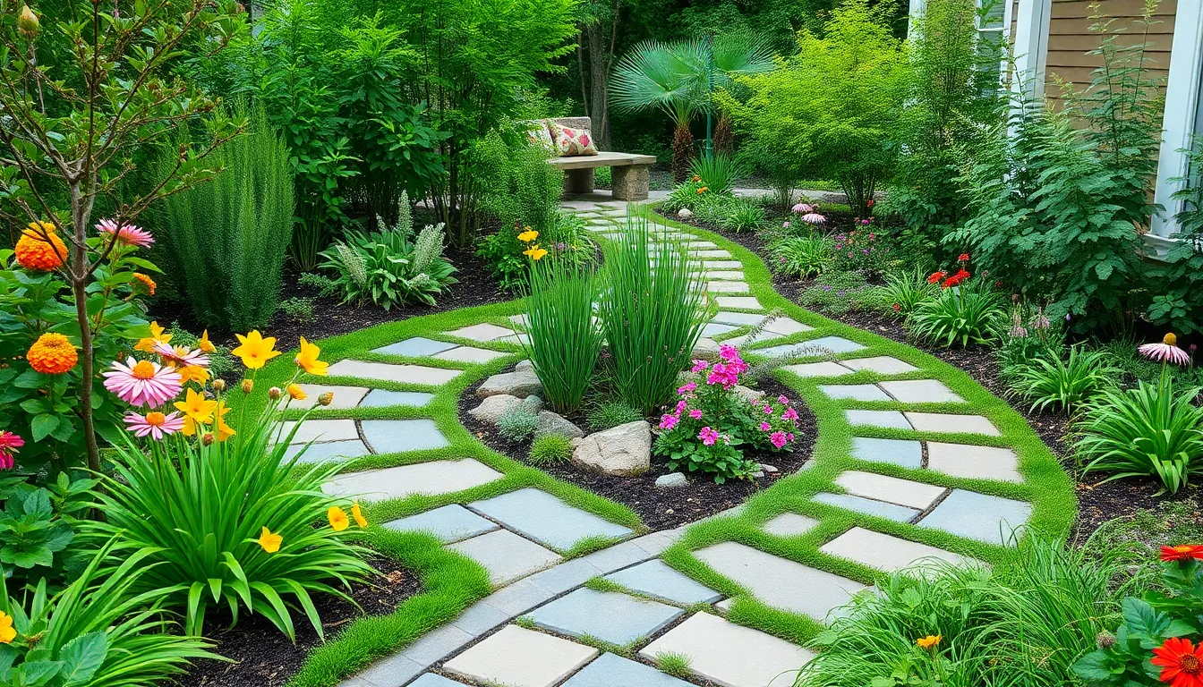25 Creative Ideas for Pavers in the Garden to Transform Your Outdoor Space 12 25 Creative Ideas for Pavers in the Garden to Transform Your Outdoor Space 11