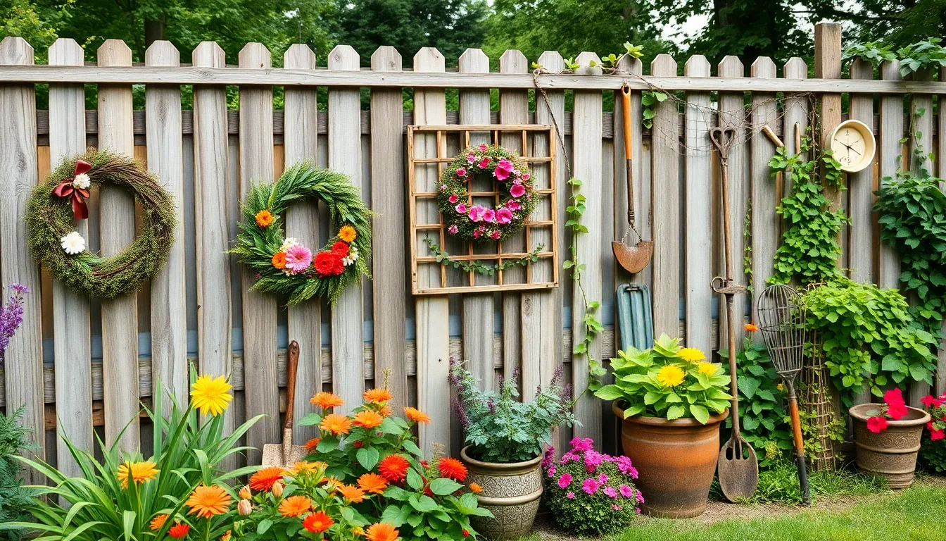 25 Creative Garden Fence Decoration Ideas to Transform Your Backyard in 2025 14 25 Creative Garden Fence Decoration Ideas to Transform Your Backyard in 2025 13