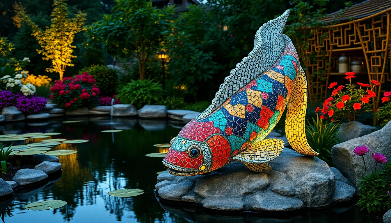 25 Stunning Garden Mosaic Ideas to Transform Your Outdoor Space Into Art 14 25 Stunning Garden Mosaic Ideas to Transform Your Outdoor Space Into Art 13