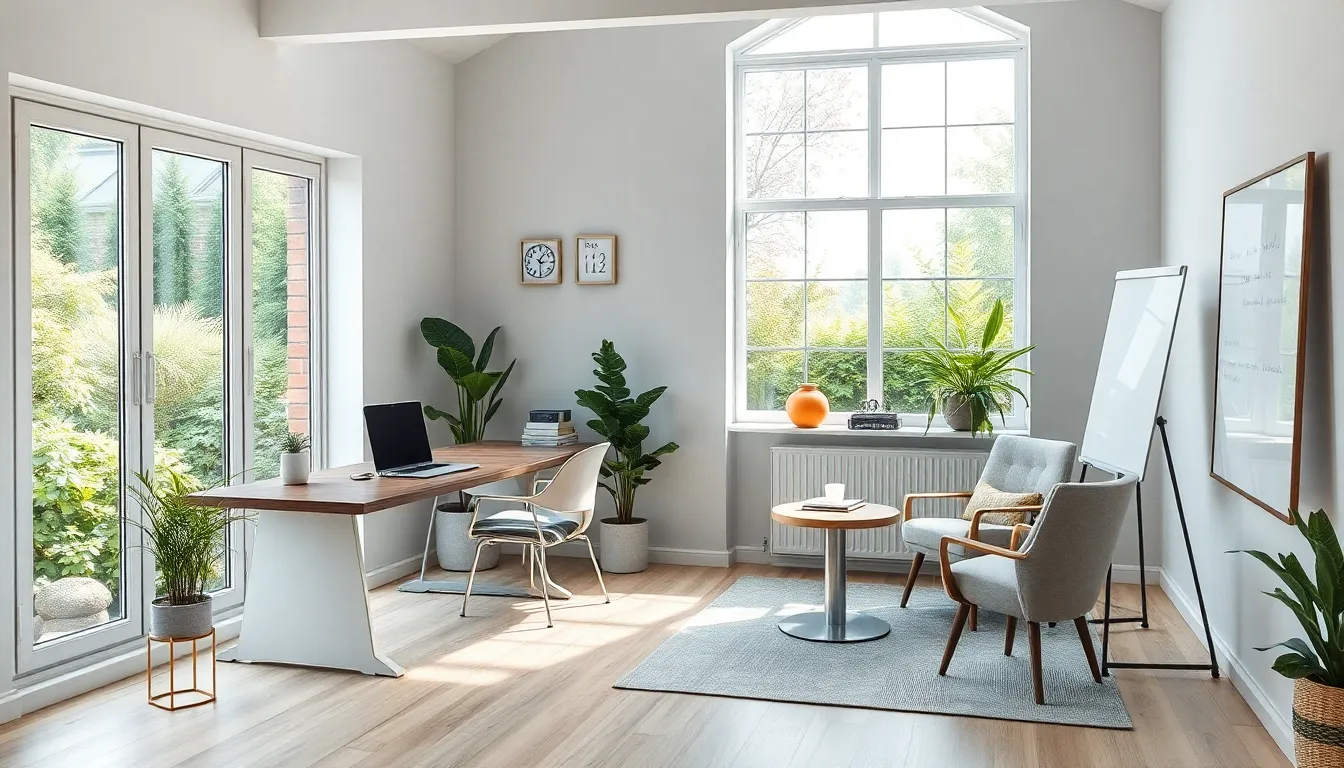 25 Garden Office Interior Ideas to Transform Your Backyard Workspace 14 25 Garden Office Interior Ideas to Transform Your Backyard Workspace 13
