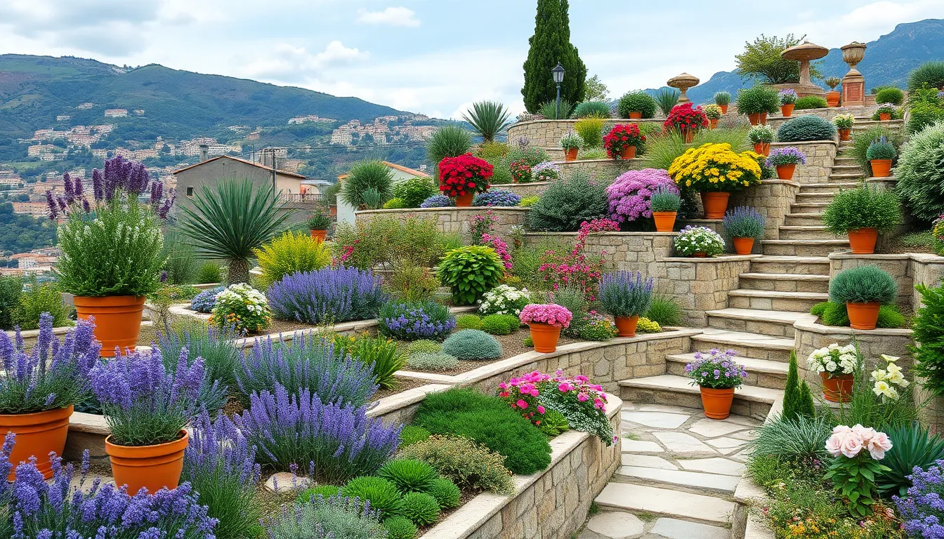 20 Stunning Garden on a Hill Ideas to Transform Your Sloped Yard 14 20 Stunning Garden on a Hill Ideas to Transform Your Sloped Yard 13
