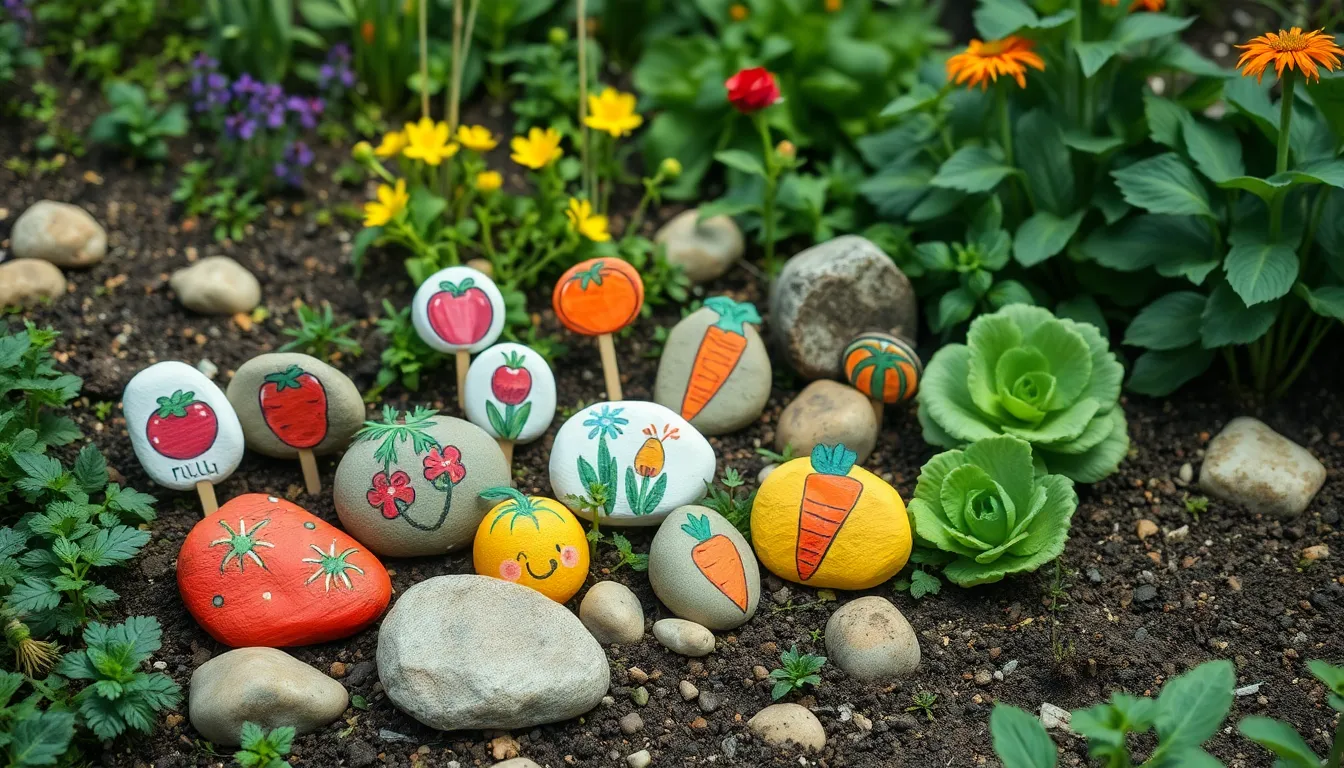 25 Garden Rock Painting Ideas to Transform Your Outdoor Space 14 25 Garden Rock Painting Ideas to Transform Your Outdoor Space 13