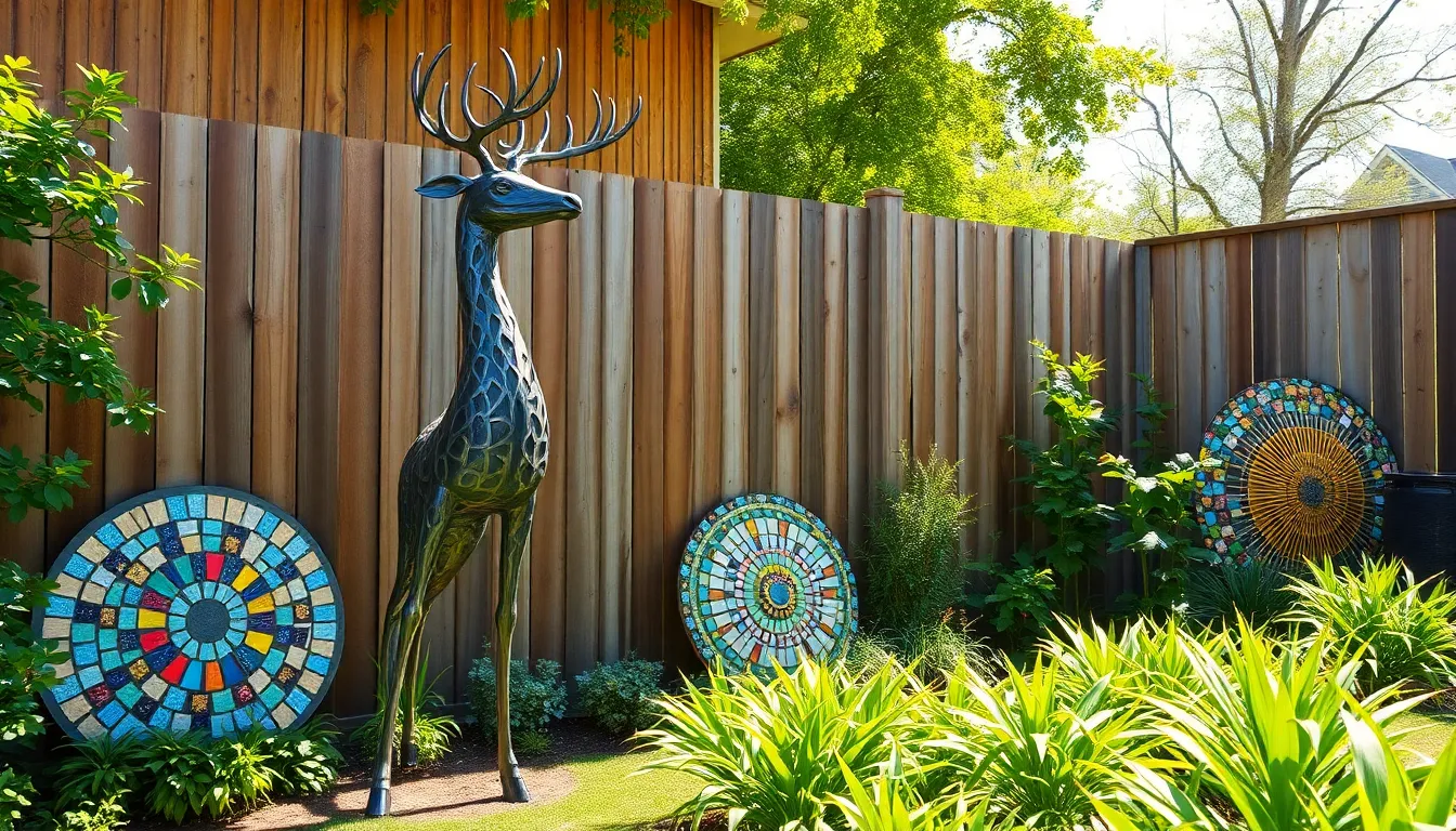 25 Creative Garden Wall Art Ideas to Transform Your Outdoor Space in 2025 14 25 Creative Garden Wall Art Ideas to Transform Your Outdoor Space in 2025 13