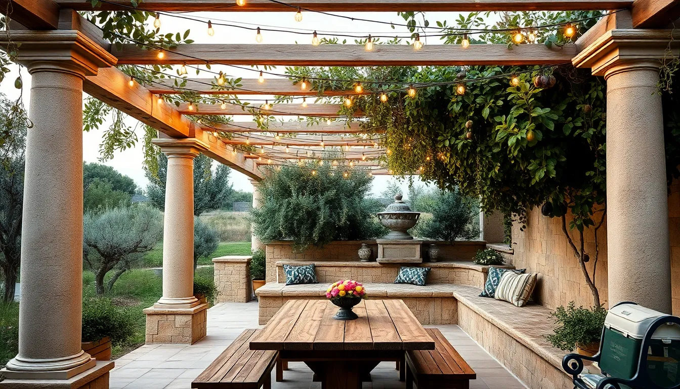 20 Stunning Greek Garden Ideas to Transform Your Backyard Into a Mediterranean Paradise 14 20 Stunning Greek Garden Ideas to Transform Your Backyard Into a Mediterranean Paradise 13