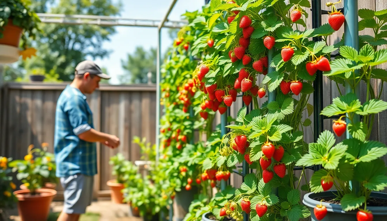 How to Start Growing Strawberries Vertically: Save Space & Triple Your Harvest 13