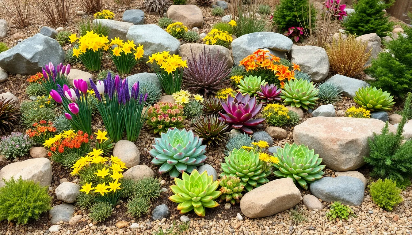 25 Creative Rock Garden Ideas That Transform Any Yard Into a Stunning Oasis 14 25 Creative Rock Garden Ideas That Transform Any Yard Into a Stunning Oasis 13