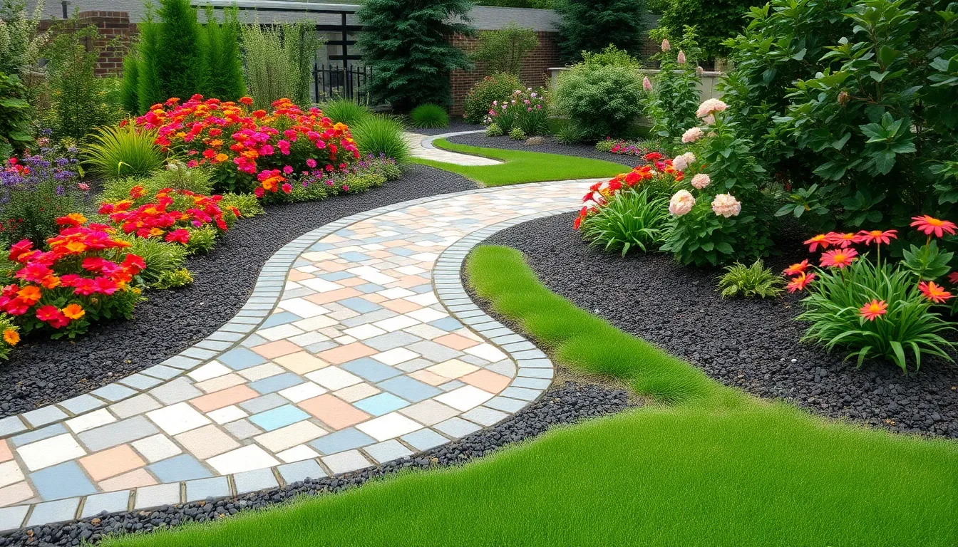 25 Creative Ideas for Pavers in the Garden to Transform Your Outdoor Space 14 25 Creative Ideas for Pavers in the Garden to Transform Your Outdoor Space 13