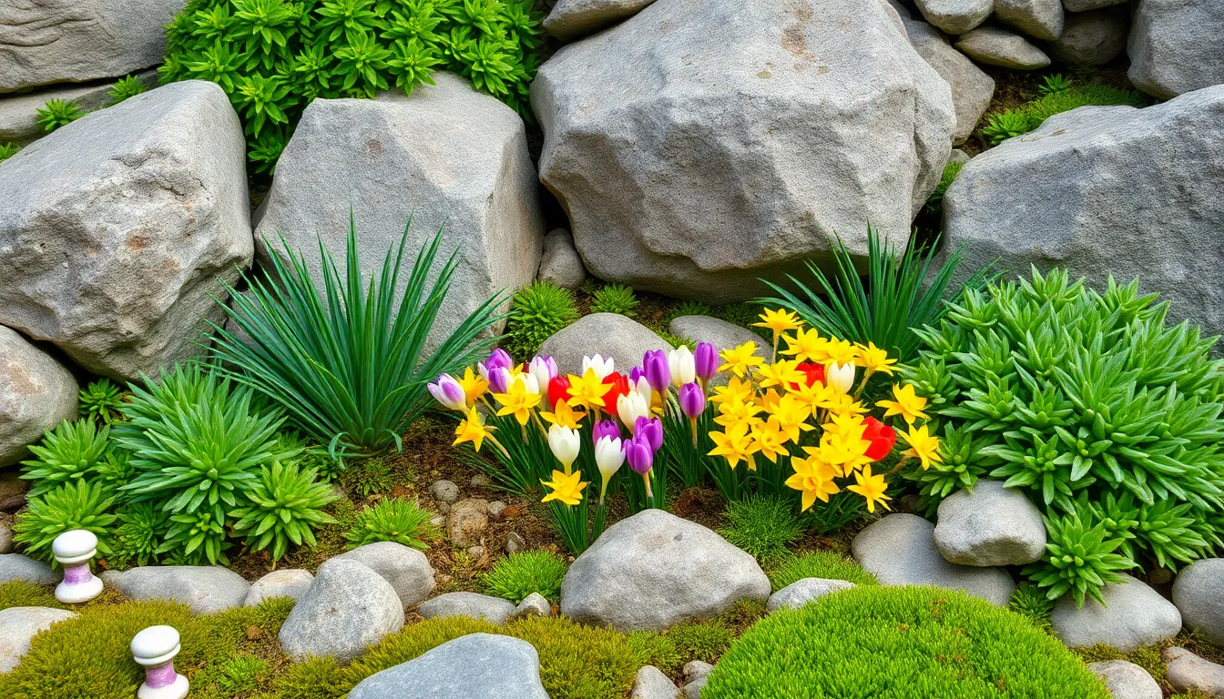 25 Creative Ideas for Small Rock Garden Designs That Transform Tiny Spaces 14 25 Creative Ideas for Small Rock Garden Designs That Transform Tiny Spaces 13