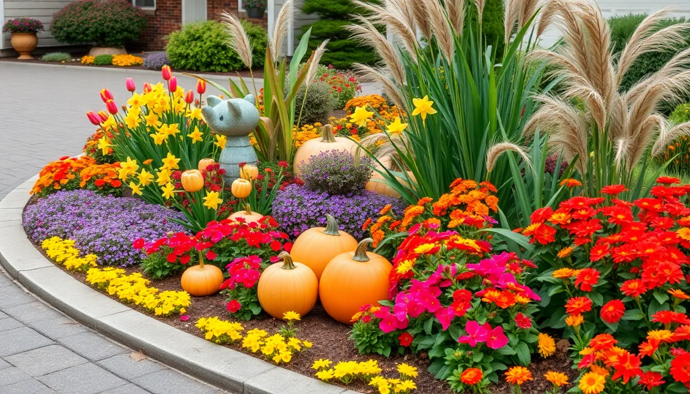 25 Stunning Driveway Garden Ideas to Transform Your Boring Concrete Into Curb Appeal Gold 16 25 Stunning Driveway Garden Ideas to Transform Your Boring Concrete Into Curb Appeal Gold 15