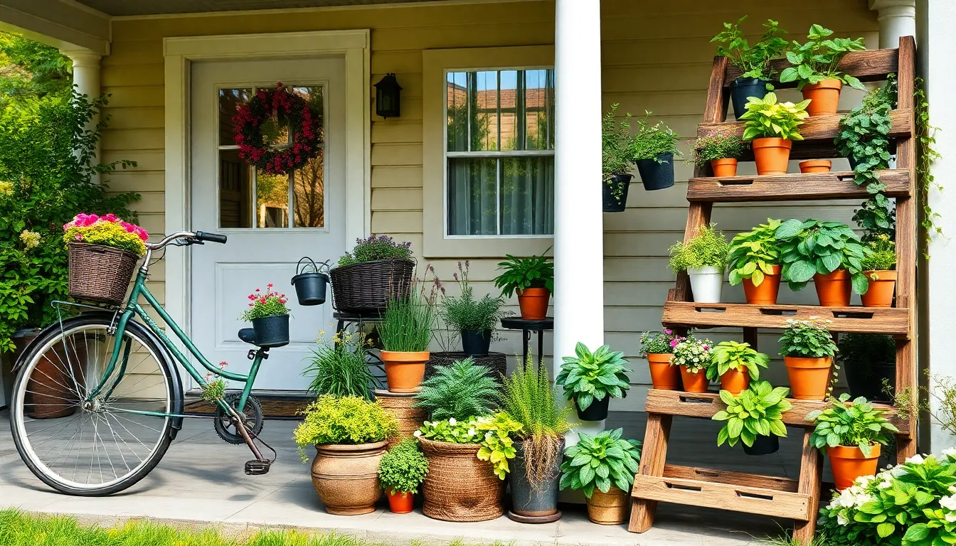 25 Stunning Front Porch Garden Ideas to Boost Your Home's Curb Appeal in 2025 16 25 Stunning Front Porch Garden Ideas to Boost Your Home's Curb Appeal in 2025 15