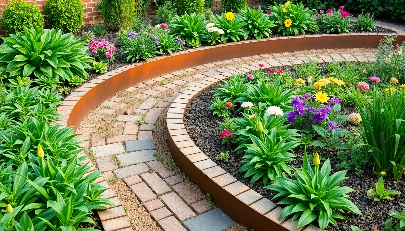 15 Creative Garden Edger Ideas to Transform Your Yard (DIY & Pro Tips) 16 15 Creative Garden Edger Ideas to Transform Your Yard (DIY & Pro Tips) 15