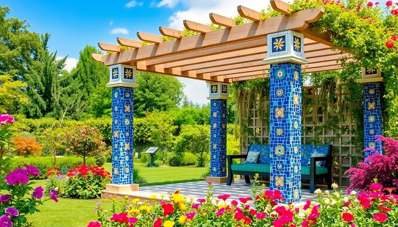 25 Stunning Garden Mosaic Ideas to Transform Your Outdoor Space Into Art 16 25 Stunning Garden Mosaic Ideas to Transform Your Outdoor Space Into Art 15