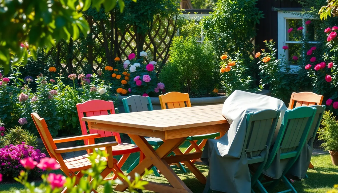 25 Stunning Garden Table Ideas to Transform Your Outdoor Space (2025 Guide) 16 25 Stunning Garden Table Ideas to Transform Your Outdoor Space (2025 Guide) 15