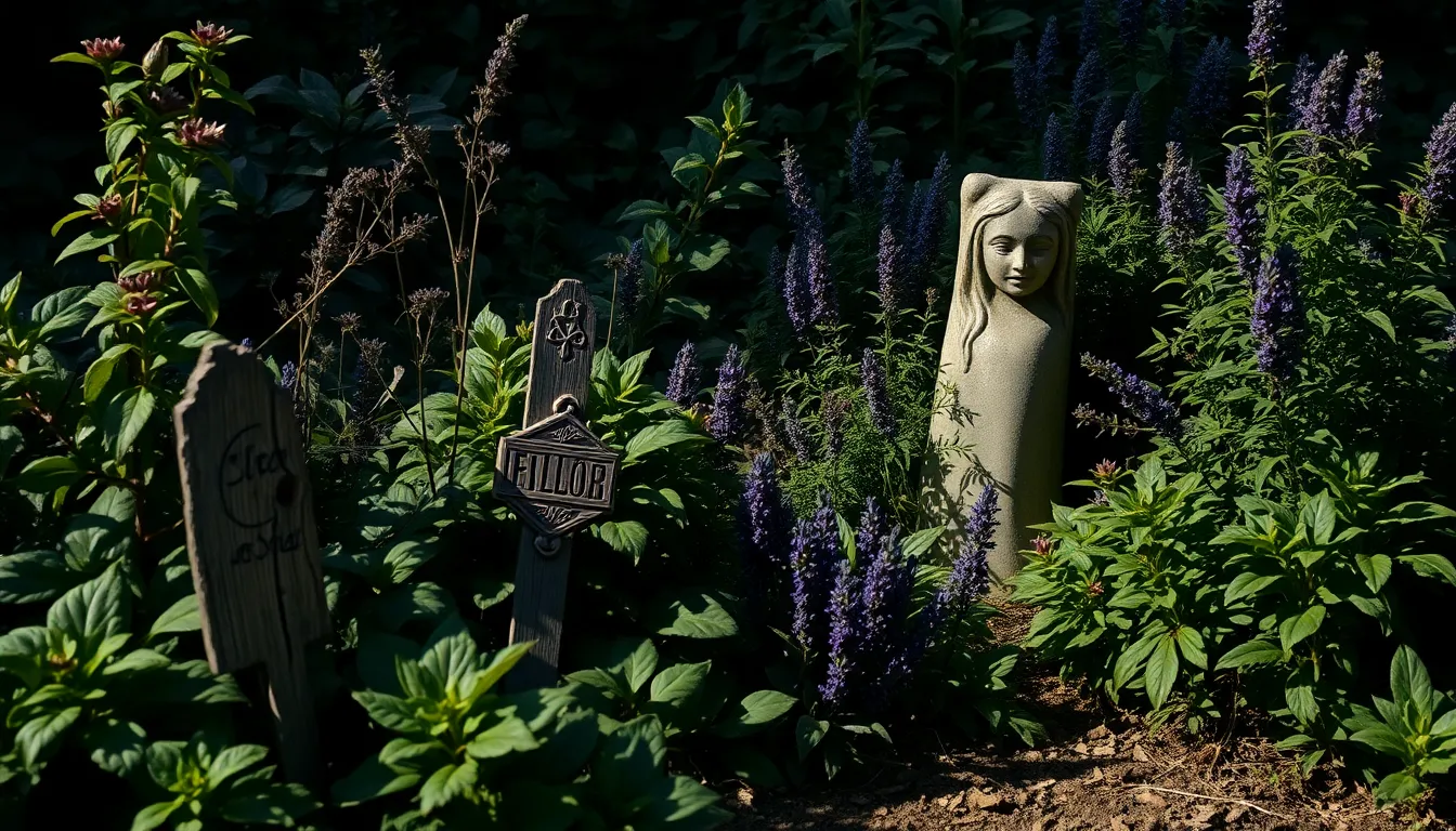25 Dark & Dramatic Gothic Garden Ideas to Transform Your Outdoor Space 16 25 Dark & Dramatic Gothic Garden Ideas to Transform Your Outdoor Space 15