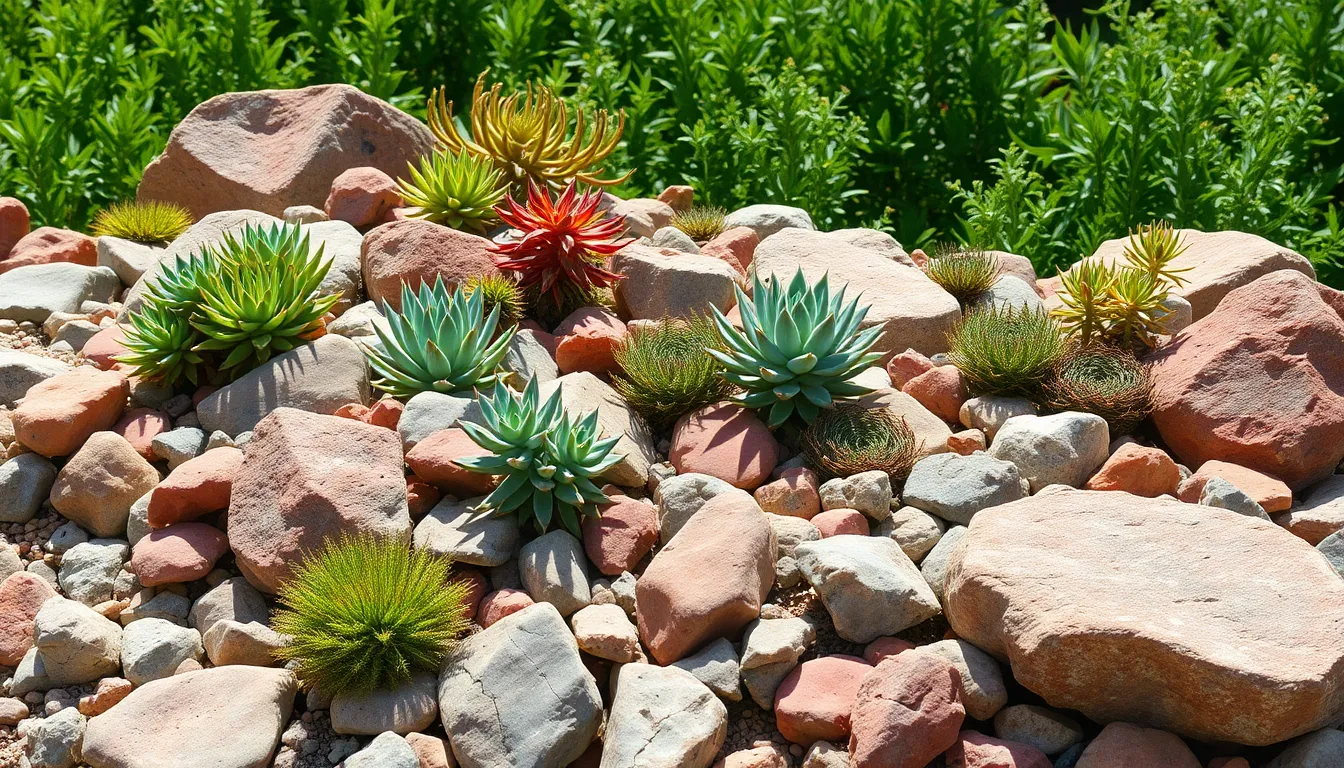 25 Creative Rock Garden Ideas That Transform Any Yard Into a Stunning Oasis 16 25 Creative Rock Garden Ideas That Transform Any Yard Into a Stunning Oasis 15