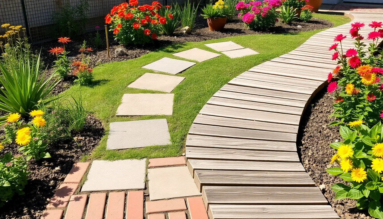 27 Creative Garden Path Ideas to Transform Your Outdoor Space (DIY & Budget-Friendly) 16 27 Creative Garden Path Ideas to Transform Your Outdoor Space (DIY & Budget-Friendly) 15