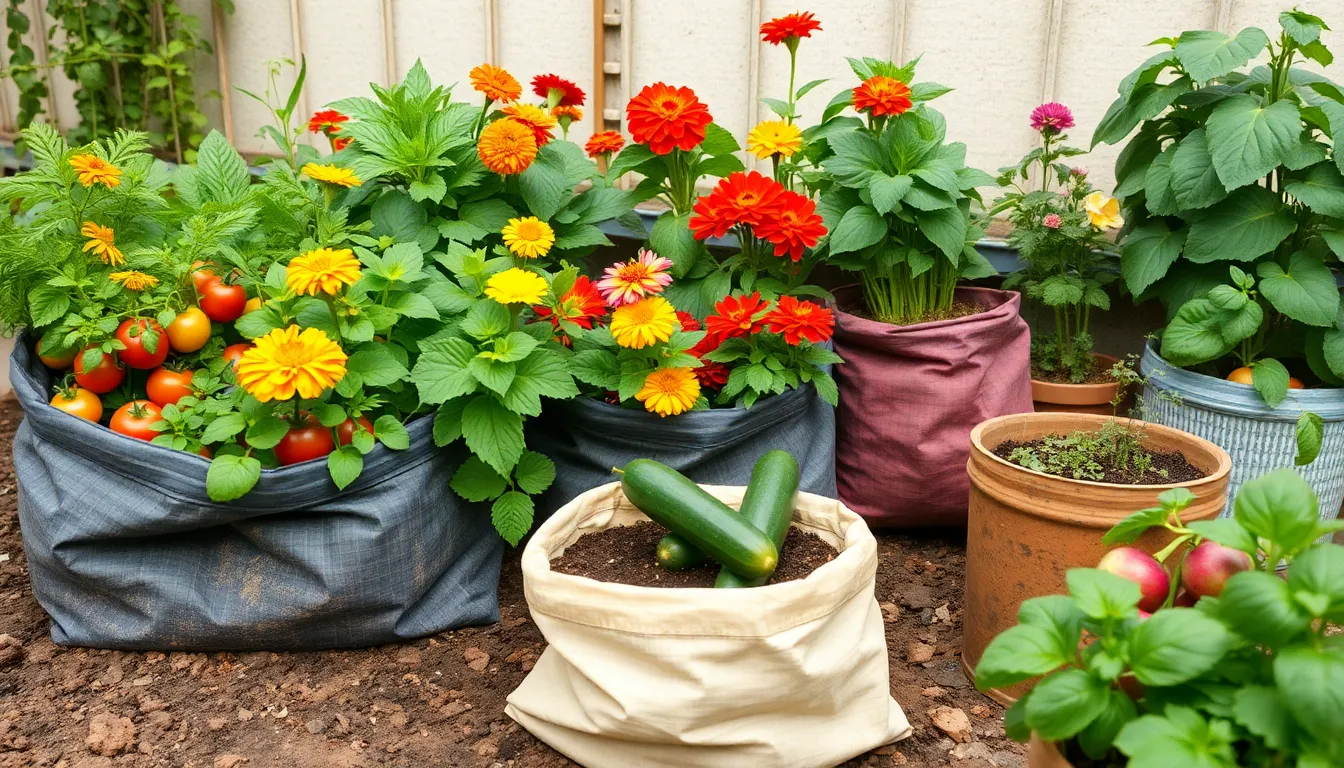 25 Creative Grow Bag Garden Ideas to Transform Any Space Into a Thriving Garden 18 25 Creative Grow Bag Garden Ideas to Transform Any Space Into a Thriving Garden 17