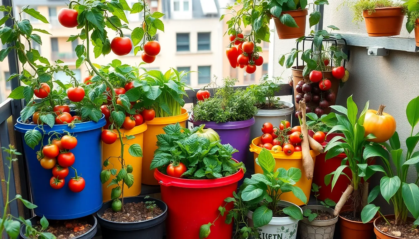 25 Creative Bucket Garden Ideas to Transform Your Small Space Into a Lush Oasis 2 25 Creative Bucket Garden Ideas to Transform Your Small Space Into a Lush Oasis 1
