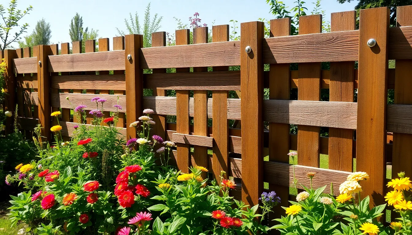 15 Cheap Fence Ideas for Garden That Cost Under $50 (DIY Weekend Projects) 2 15 Cheap Fence Ideas for Garden That Cost Under $50 (DIY Weekend Projects) 1