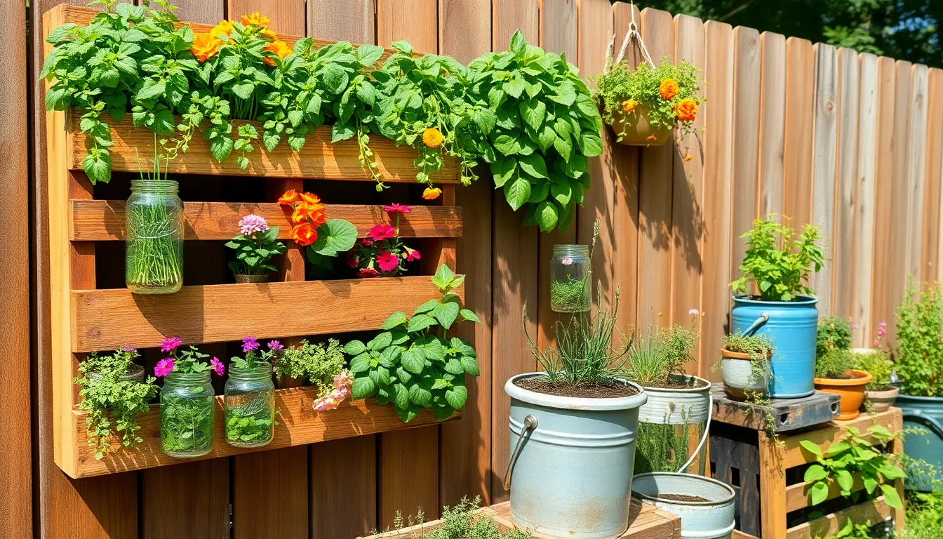 25 Creative Fence Garden Ideas to Transform Your Backyard (Budget-Friendly DIY) 2 25 Creative Fence Garden Ideas to Transform Your Backyard (Budget-Friendly DIY) 1