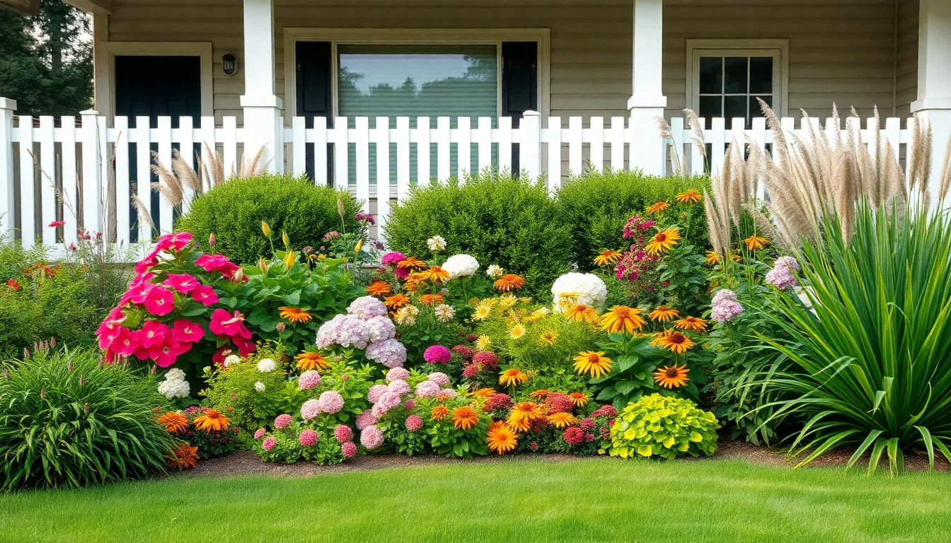 27 Stunning Front Yard Flower Garden Ideas That Boost Your Home's Curb Appeal 2 27 Stunning Front Yard Flower Garden Ideas That Boost Your Home's Curb Appeal 1