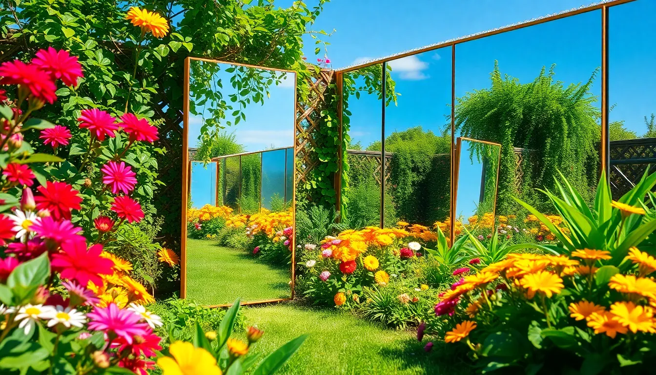 20 Stunning Garden Mirror Ideas to Transform Your Small Outdoor Space (2025) 2 20 Stunning Garden Mirror Ideas to Transform Your Small Outdoor Space (2025) 1