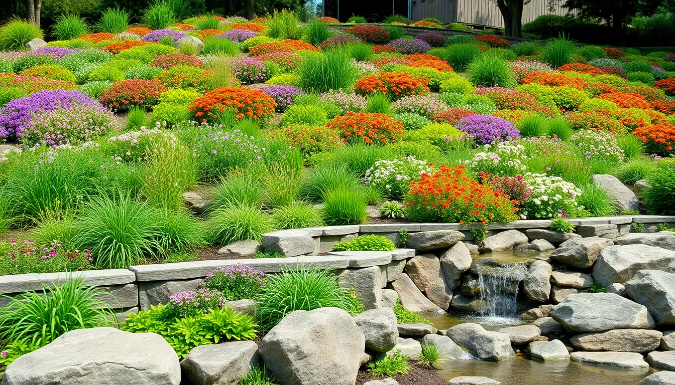 20 Stunning Garden on a Hill Ideas to Transform Your Sloped Yard 2 20 Stunning Garden on a Hill Ideas to Transform Your Sloped Yard 1