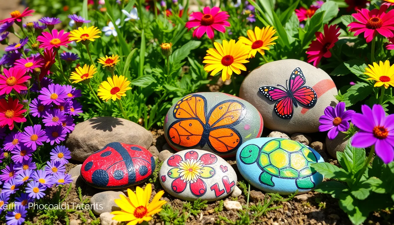 25 Garden Rock Painting Ideas to Transform Your Outdoor Space 2 25 Garden Rock Painting Ideas to Transform Your Outdoor Space 1