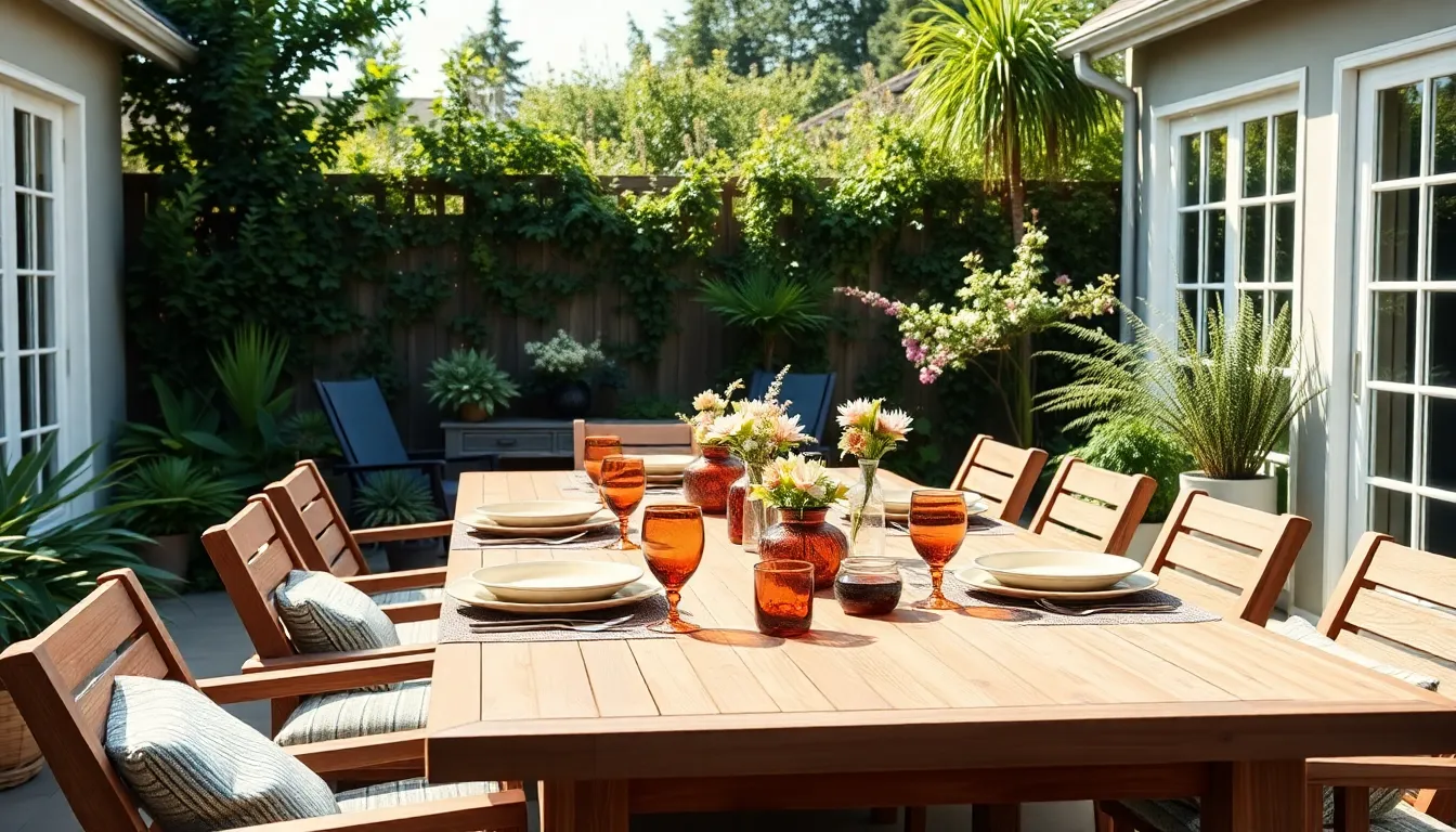 25 Stunning Garden Table Ideas to Transform Your Outdoor Space (2025 Guide) 2 25 Stunning Garden Table Ideas to Transform Your Outdoor Space (2025 Guide) 1