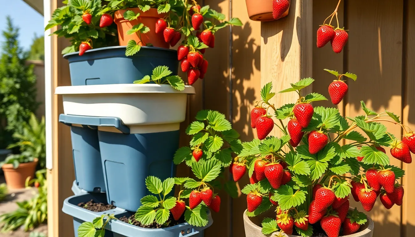 How to Start Growing Strawberries Vertically: Save Space & Triple Your Harvest 1