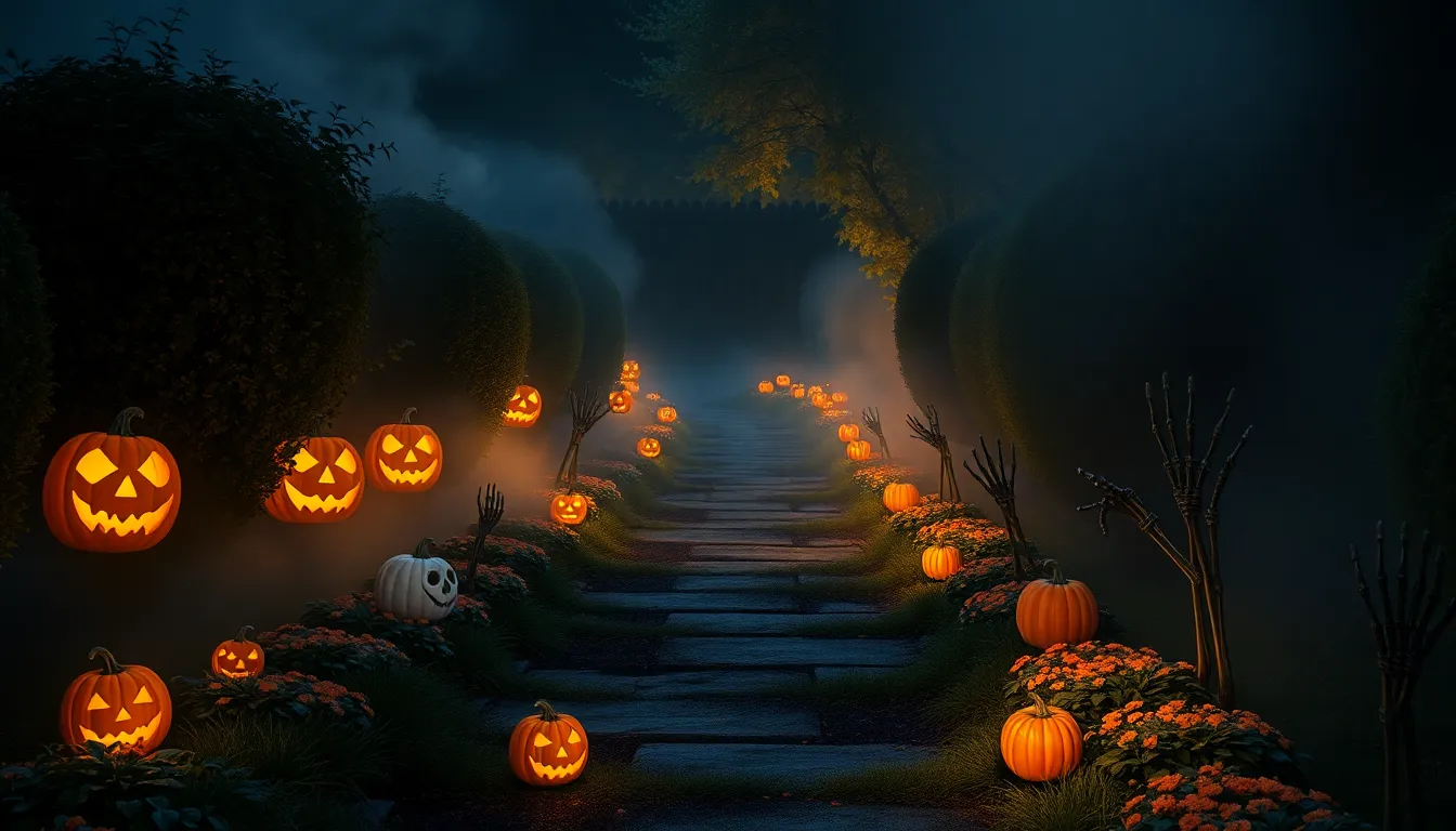 15 Spooky Halloween Garden Ideas That'll Make Your Yard the Neighborhood's Scariest 2 15 Spooky Halloween Garden Ideas That'll Make Your Yard the Neighborhood's Scariest 1