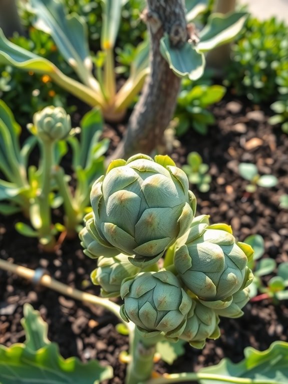 average artichoke yields 6 8 buds annually