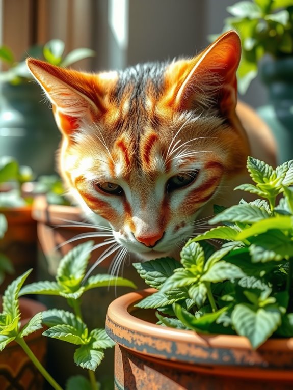 catmint catnip ensure safe feline entertainment
