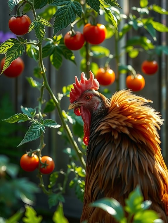 chickens must avoid tomato plants