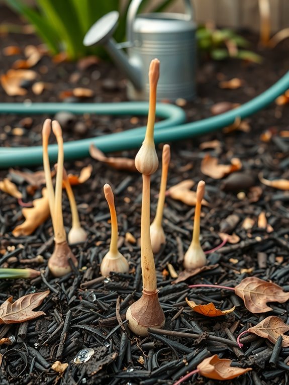 consistent watering dry dormancy mulch