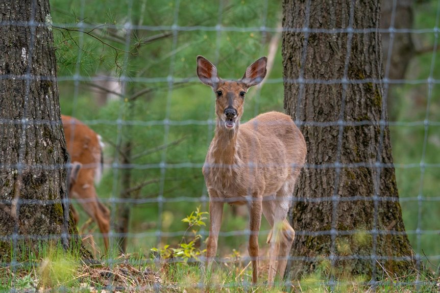 deer eating blueberries protect bushes