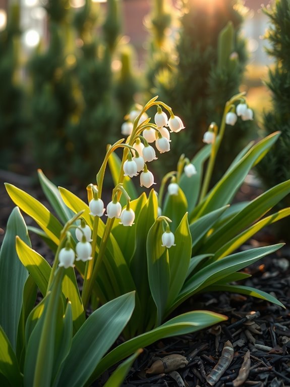 fall planting aids lily of the valley roots