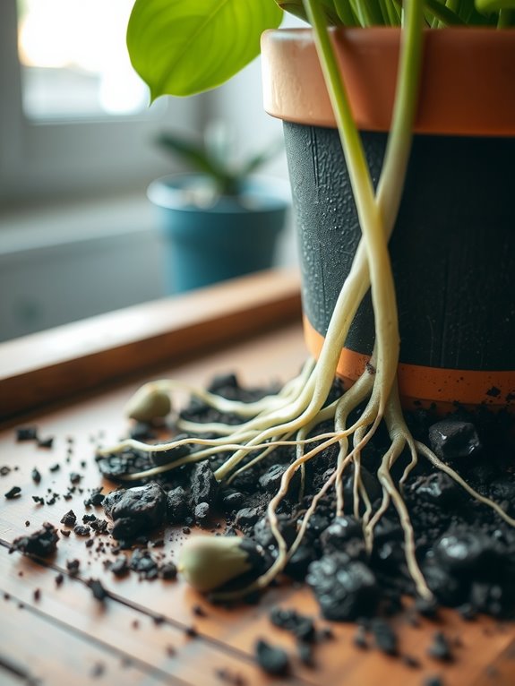 fertilizing early causes root burn