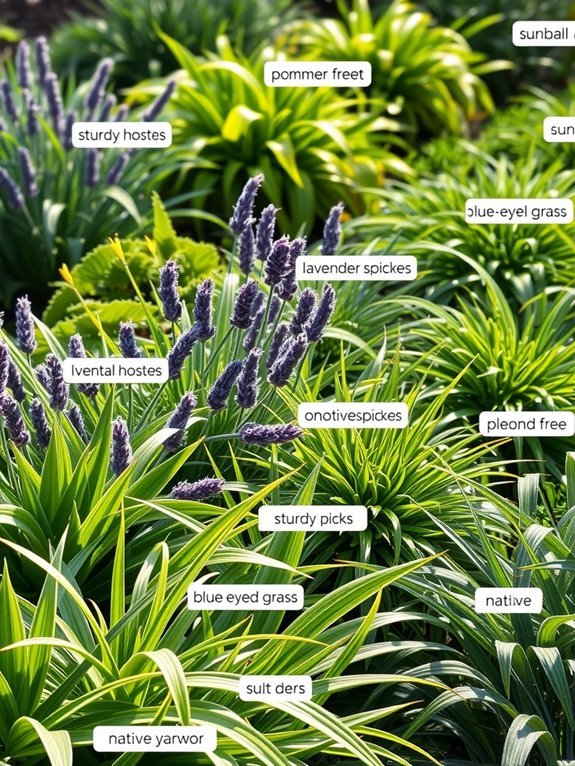 fragrant textured rabbit deterrent plant mix