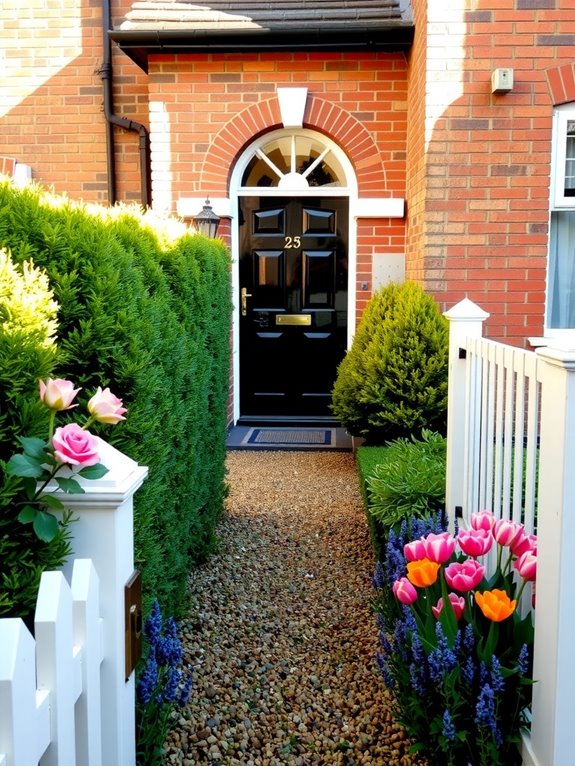 front garden as designed liturgical forecourts optional