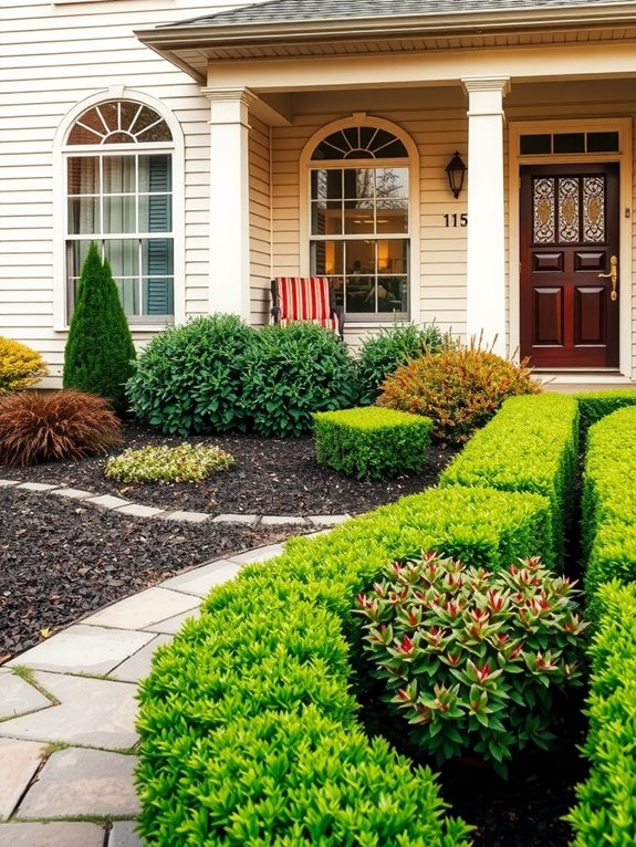 front garden shapes curb appeal decisions