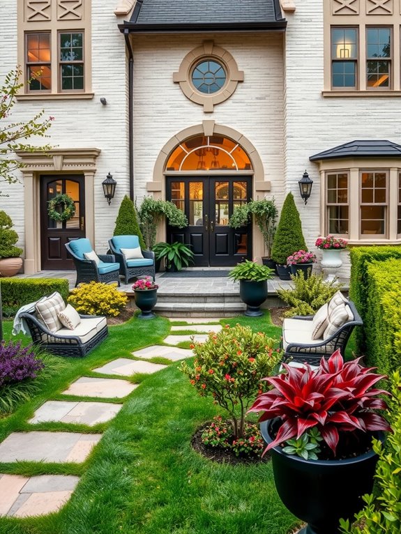 front yard inviting durable functionality