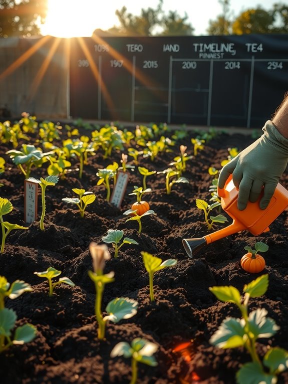 harvest date planning with maturity days