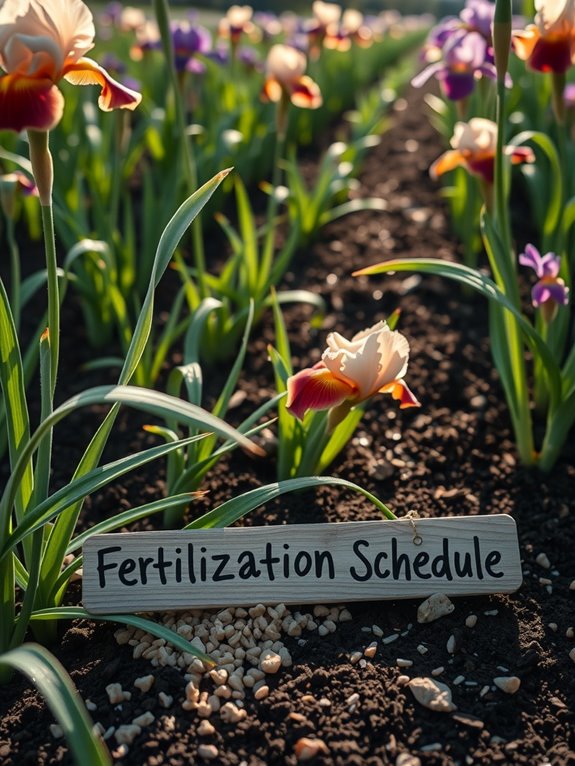 late season nitrogen harms irises