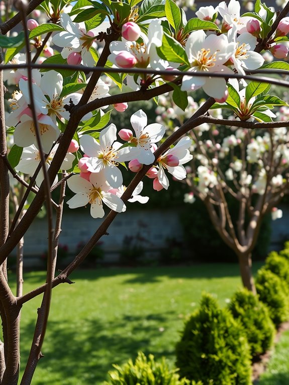 late winter planting for ornamental cherry peach blooms